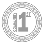 community first - bw logo