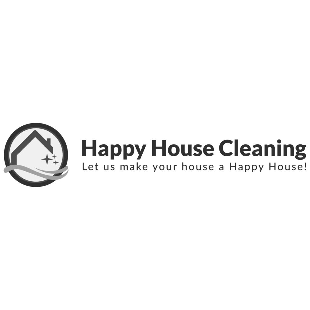 happy house cleaning - bw logo
