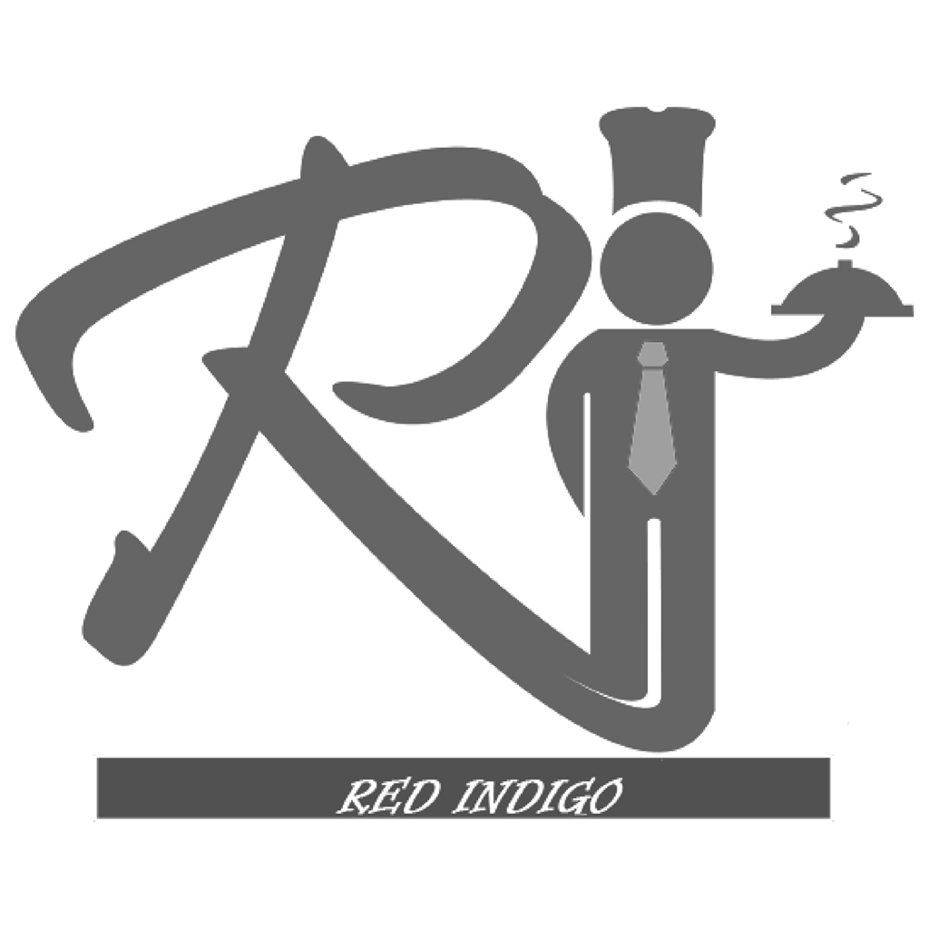 red indigo - bw logo
