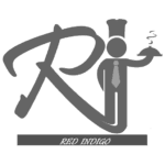 red indigo - bw logo