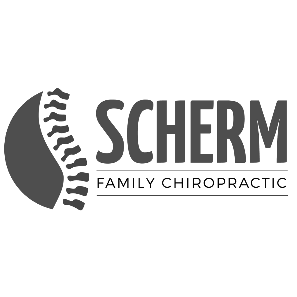 scherm family chiropractic - bw logo