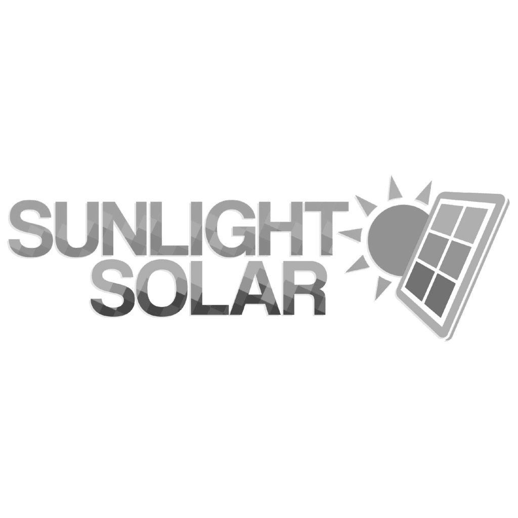 sunlight solar - bw logo